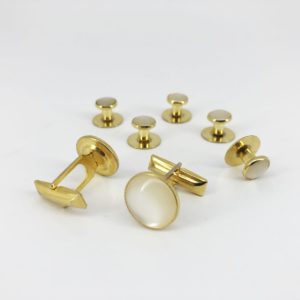 cefai cufflinks 3 ivory gold