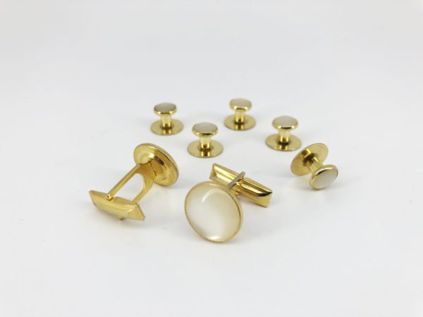 cefai cufflinks 3 ivory gold