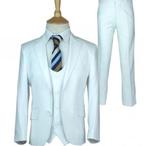 cefai White Communion Suit